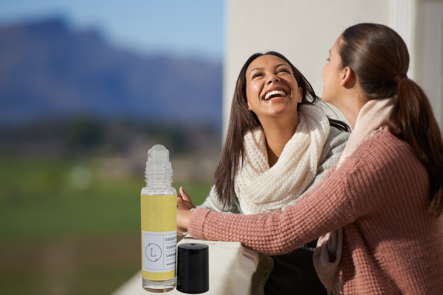 CBD Essential Oils Roll-On set with Crystals and CBD (THC free)